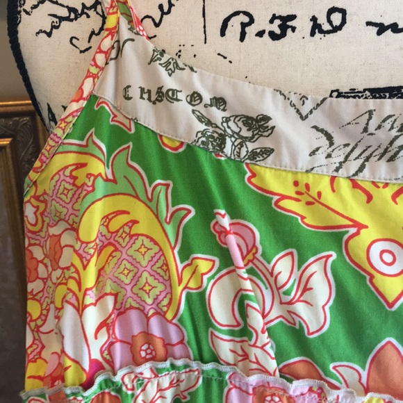 MUSTARD PIE Tiered Maxi Dress - Small Pre-Teen - Picture 2 of 4